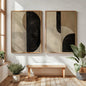 2pcs/set Wabi Sabi Mountains Abstract Canvas Print Modern Minimalist Art Home Decor Wall Art
