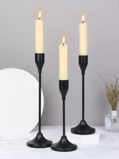3Pcs/Set Metal Candle Holders