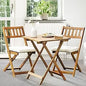 Rocking Chairs Design Heavy Duty 400lbs Capacity Wood Patio Bistro Set 3 Piece Outdoor