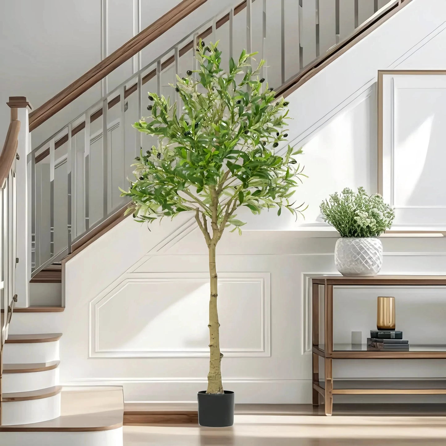 Artificial Olive Tree 120/150/180cm, Artificial Decorative Plants With Fruit For Home Garden Decor