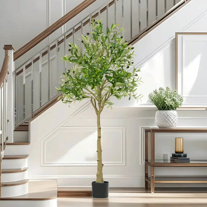 Artificial Olive Tree 120/150/180cm, Artificial Decorative Plants With Fruit For Home Garden Decor