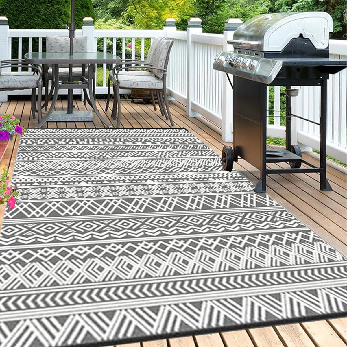 New Reversible Rugs For Outdoor Non-slip Waterproof