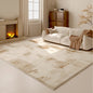 Cream Style Bedroom Decor Washable Carpet Large Area Rug