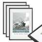 3pcs 30x40 50x70cm Picture Frames Aluminum Modern Photo Frame Black With Mat For Wall Art Mounting Canvas Print Home Decor