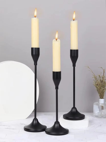 3Pcs/Set Metal Candle Holders