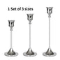 3Pcs/Set Metal Candle Holders
