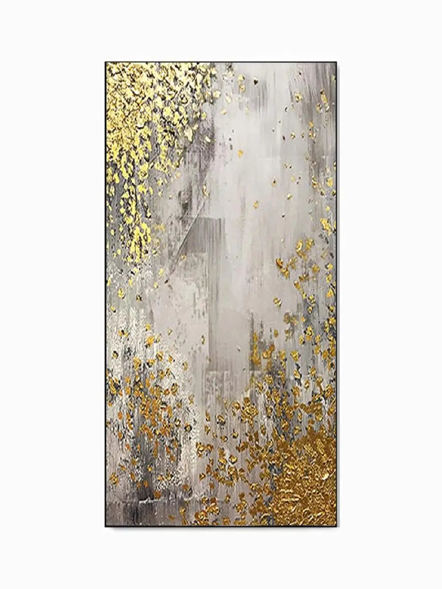 Luxury Handmade Abstract Oil Painting Wall Art  Modern Minimalist Thick Texture Canvas Mural Frameless