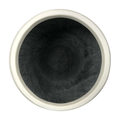 Durable 13 Inch Resin Moon Planter Weatherproof Outdoor Decor with Drainage Holes Unique Round Garden Planter