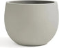 Large Gray Tall Cement Plant Pots for Outdoor Indoor Trees Flowers, 20 Inch Durable Concrete Planter