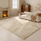 Cream Style Bedroom Decor Washable Carpet Large Area Rug