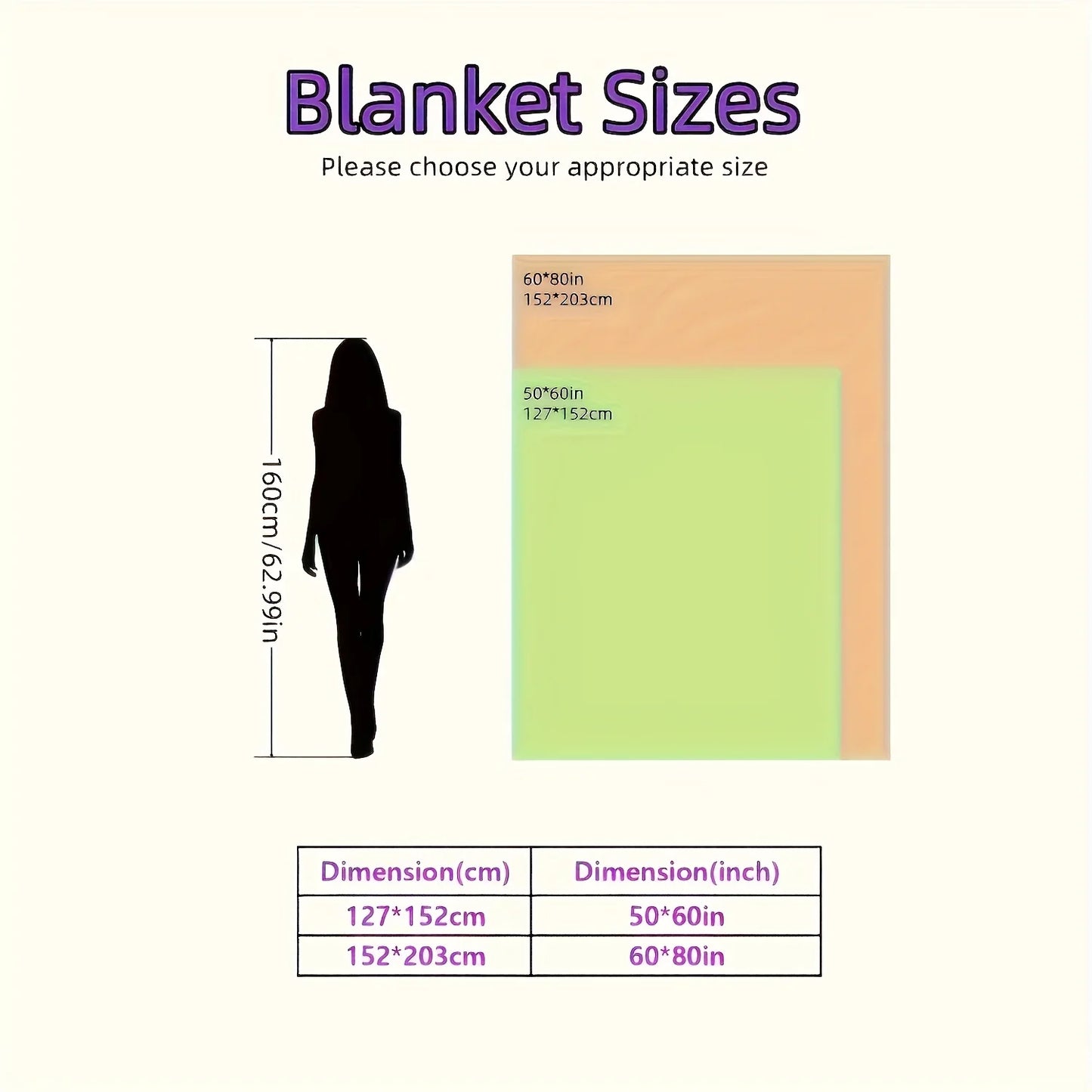 Cozy Plush Throw Blanket -  Comfortable Imitation Rabbit Hair Reversible, Thermal Fleece Blanket
