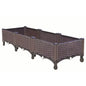 Elevated Garden Box with Drainage Plug Outdoor Raised Garden Bed for Vegetables or Flowers