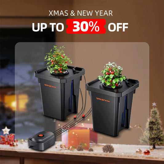 Spider Farmer DWC Hydroponic System 7 Gallon Deep Water Culture with 2 Buckets