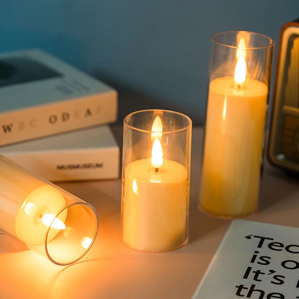 LED Candles Lights Flameless Battery Operated Decorative Decor