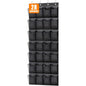 1pc 14/28/40-Grid Transparent Fabric Hanging Organizer Foldable Storage Bag For Shoes, socks, etc..