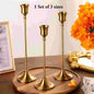 3Pcs/Set Metal Candle Holders