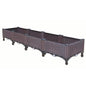 Elevated Garden Box with Drainage Plug Outdoor Raised Garden Bed for Vegetables or Flowers