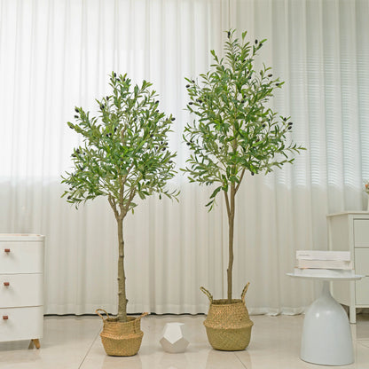 Artificial Olive Tree 120/150/180cm, Artificial Decorative Plants With Fruit For Home Garden Decor