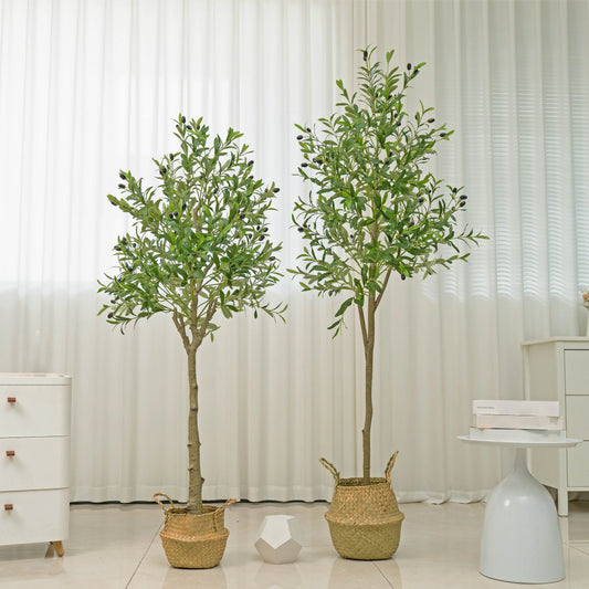 Artificial Olive Tree 120/150/180cm, Artificial Decorative Plants With Fruit For Home Garden Decor