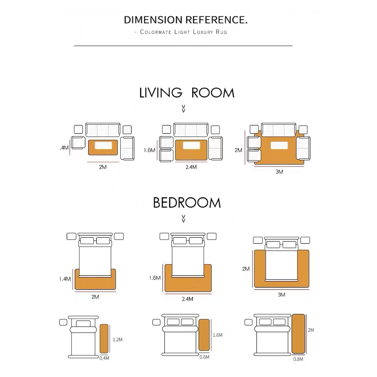 Cream Style Bedroom Decor Washable Carpet Large Area Rug