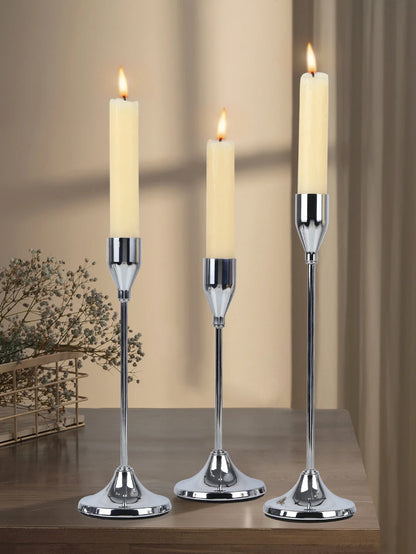 3Pcs/Set Metal Candle Holders