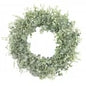 Faux Wreath for Front Door House Decor Green Leaf Garland