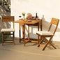 Rocking Chairs Design Heavy Duty 400lbs Capacity Wood Patio Bistro Set 3 Piece Outdoor