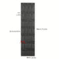 1pc 14/28/40-Grid Transparent Fabric Hanging Organizer Foldable Storage Bag For Shoes, socks, etc..