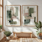 2pcs/set Wabi Sabi Mountains Abstract Canvas Print Modern Minimalist Art Home Decor Wall Art