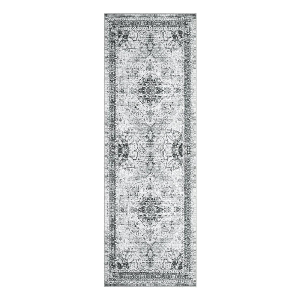 2x6 Washable Hallway Runner Rug Vintage Rug Non Slip Bottom Room Rug, Floor Carpet for Enterway, Laundry Room, Low Profile Rug