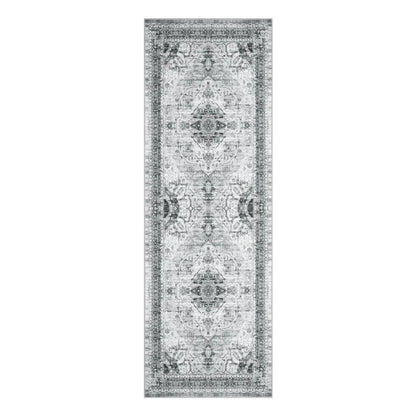 2x6 Washable Hallway Runner Rug Vintage Rug Non Slip Bottom Room Rug, Floor Carpet for Enterway, Laundry Room, Low Profile Rug