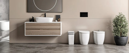 2 Pack 12L Bathroom Automatic Trash Cans, Touchless Motion Sensor Slim with Lid for Bathroom Bedroom Living Room Office White