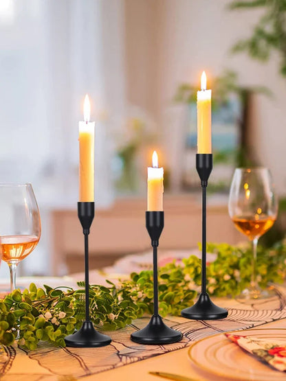 3Pcs/Set Metal Candle Holders