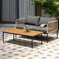 Rocking Chairs Design Heavy Duty 400lbs Capacity Wood Patio Bistro Set 3 Piece Outdoor