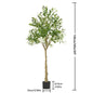 Artificial Olive Tree 120/150/180cm, Artificial Decorative Plants With Fruit For Home Garden Decor