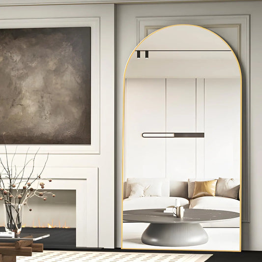198 x 96cm Oversized Full Length Mirror with Stand, Floor Mirror, Extra Large
