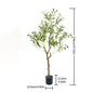 Artificial Olive Tree 120/150/180cm, Artificial Decorative Plants With Fruit For Home Garden Decor