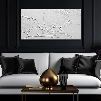 Canvas Wall Art, Minimalist Hand Painted Size 20 x 40 Inch