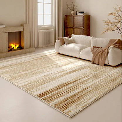 Cream Style Bedroom Decor Washable Carpet Large Area Rug